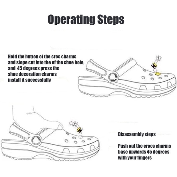 1 LEFT! Jibbitz stainless steel rhinestone,pearl &bear chain shoe charms (28)NWT - Picture 7 of 9